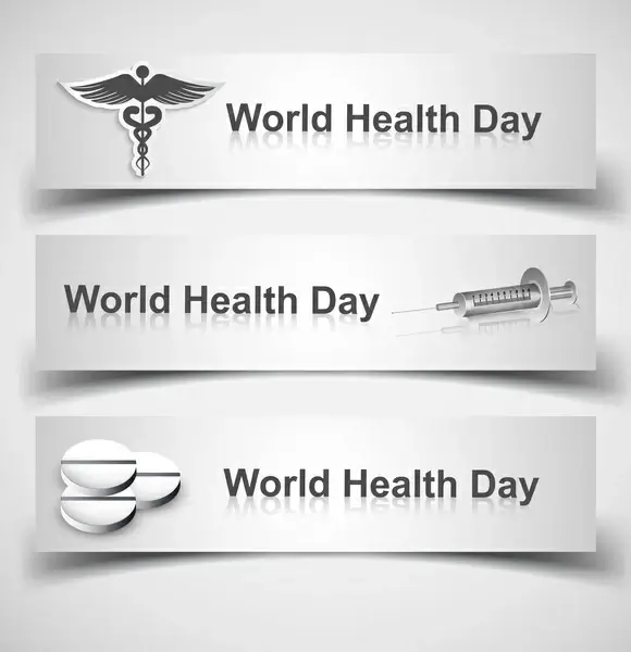syringe for world health day medical symbol concept background