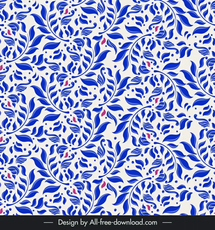 talavera pattern template messy leaves shapes