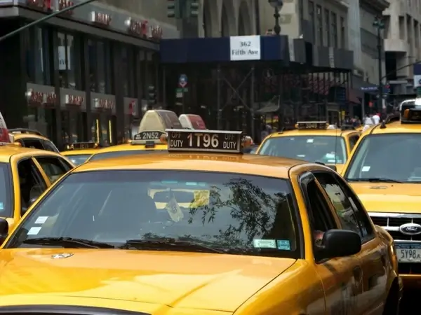 taxicabs on 5th avenue