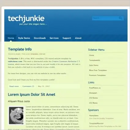 Tech Junkie 1.0 Template