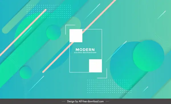 technology background template modern green elegant geometric decor
