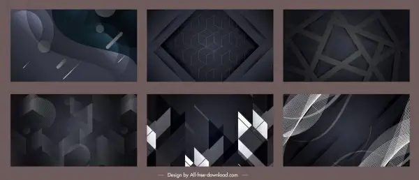 technology background templates abstract dynamic dark design