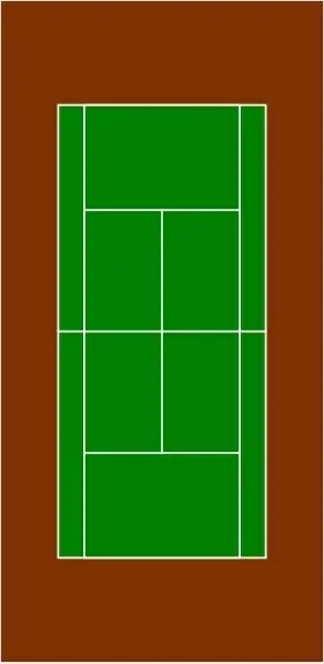 Tennis Court clip art