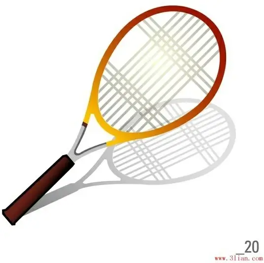 tennis racket vector