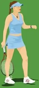 tennis sport vector 1