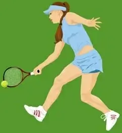 tennis sport vector 5