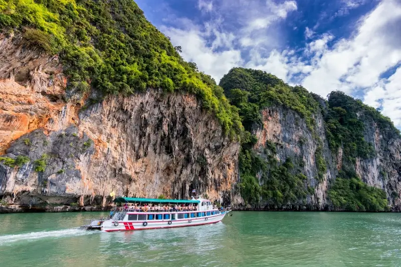 thailand scenery picture ship sea scene 
