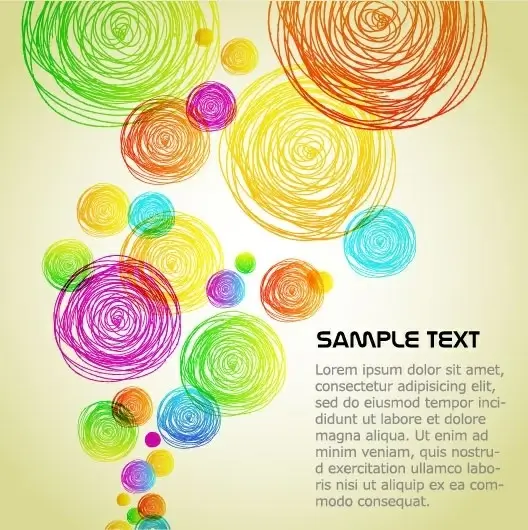 the colorful background clutter vector 2 lines