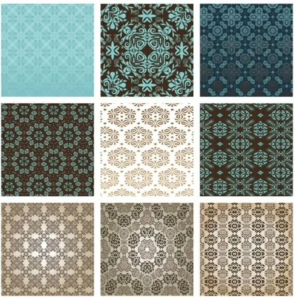 the exquisite pattern background pattern 01 vector