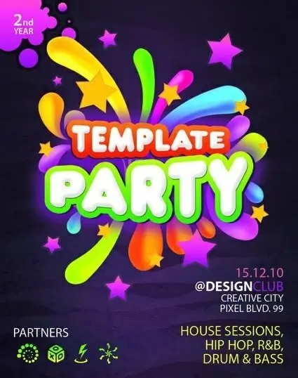 the fashion parties brochures psd