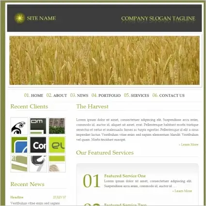 The Harvest Template