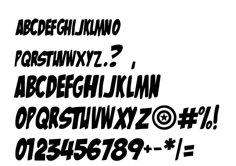 Avengeance Mightiest Avenger Font in truetype .ttf opentype .otf format