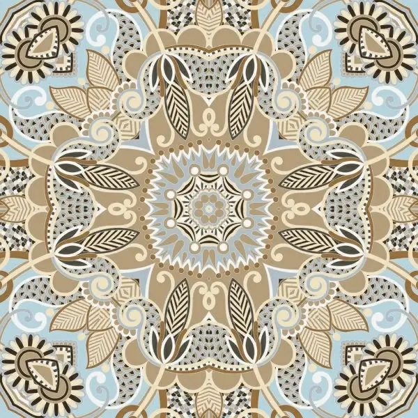 the retro classic pattern background 04 vector