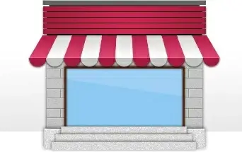 the small shops icon psd layered