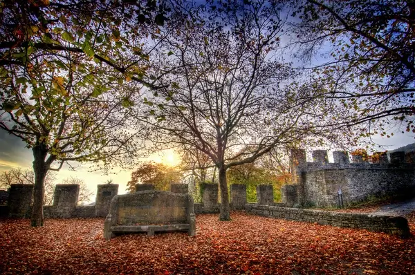 the stone bench