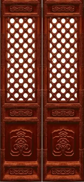 the traditional wooden doors psd layered