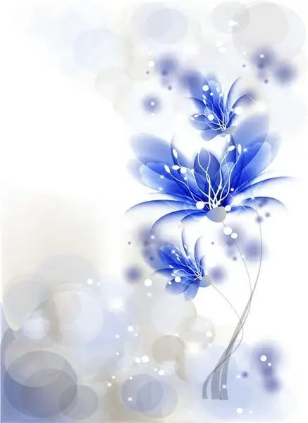 the trend flowers background 04 vector