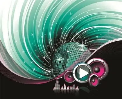 The Trend of Music Illustration Vector Material 5