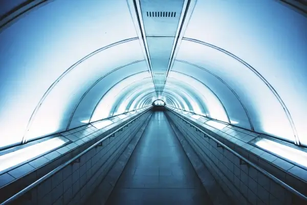 the tunnel 