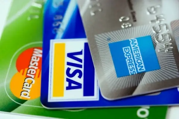 three credit cards