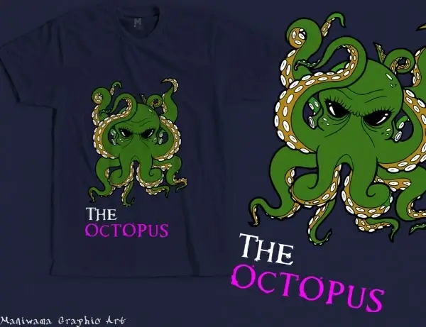 tide tshirt octopus