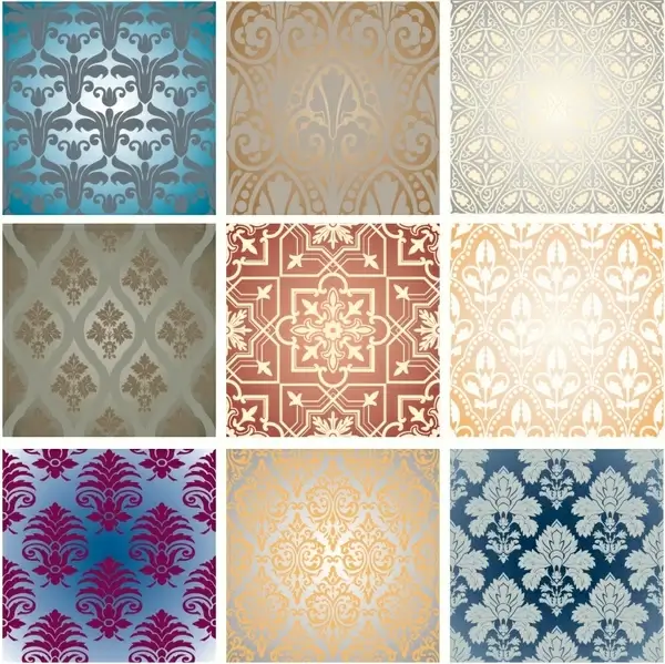 fabric tile pattern templates classical repeating symmetric decor