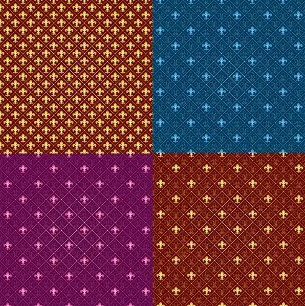 tiled background pattern vector fashion