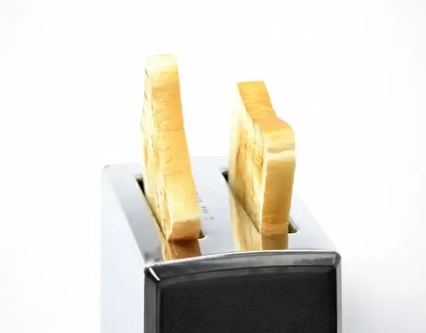 toaster and slices of bread