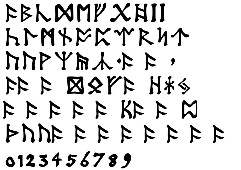 Tolkien Dwarf Runes