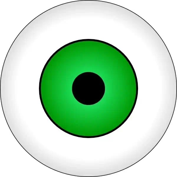 Tonlima Olhos Verdes Green Eye clip art