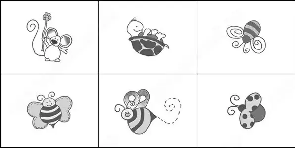 tortoise and flower brush