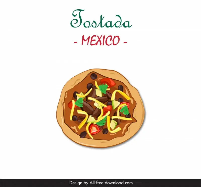 tostada mexican food