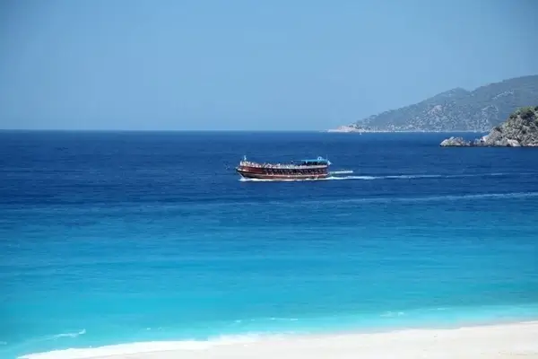 tourist boat at the sea 