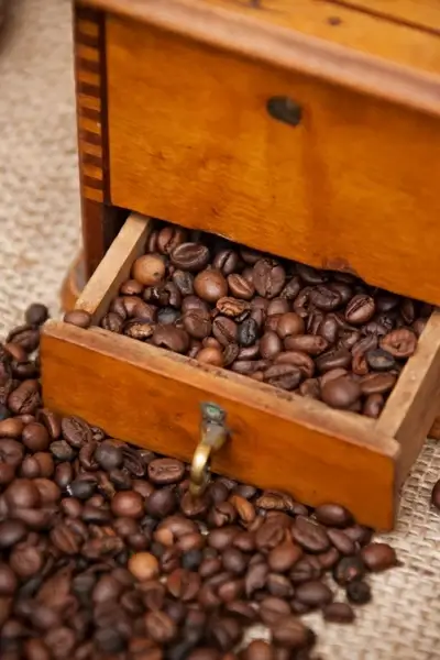 traditional coffee grinder