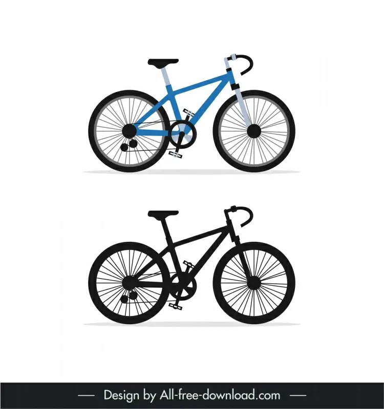 traffic bicycle icon flat contrast sketch