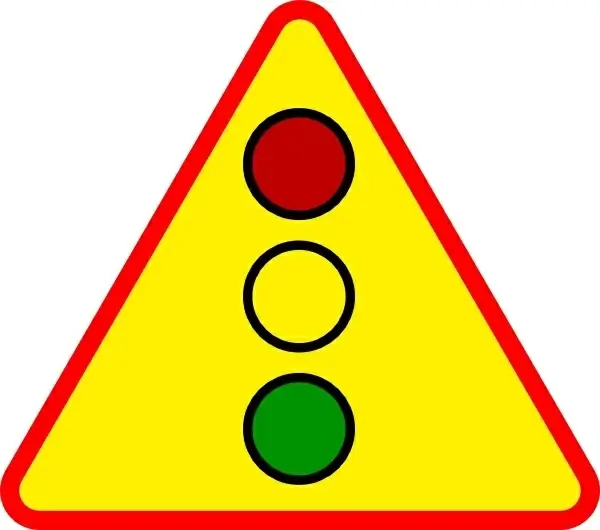 Traffic Light Sign clip art