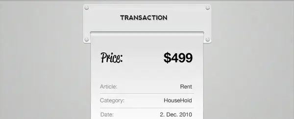 Transaction Receipt PSD