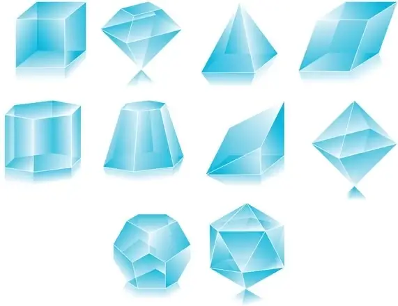 transparent diamond vector