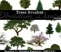 Trees Photoshop Brushes 
