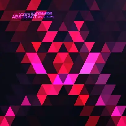 triangle abstract elements vector background