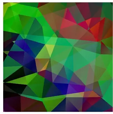 triangle geometric elements vector background