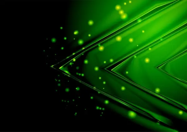 triangle green abstract background