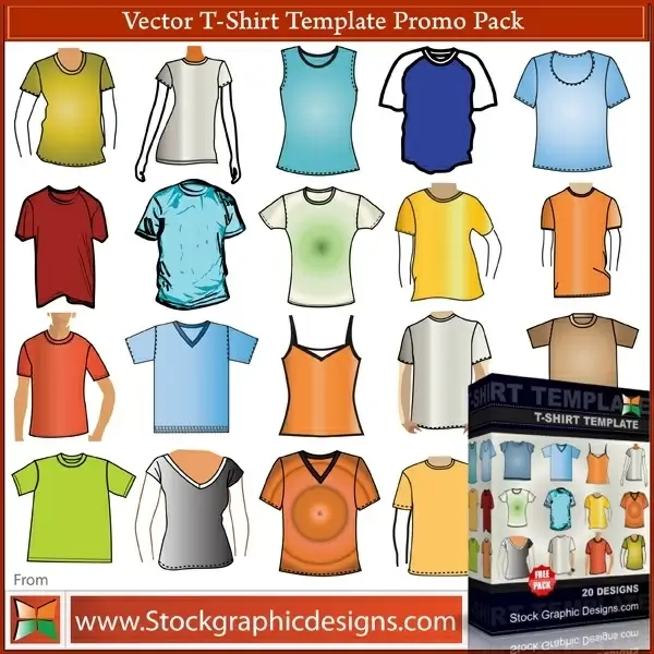 tshirt clothing vector template