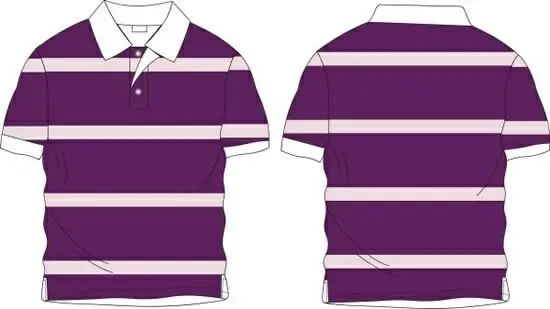 tshirt template violet horizontal stripes decor