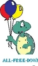 Turtle with Balloons