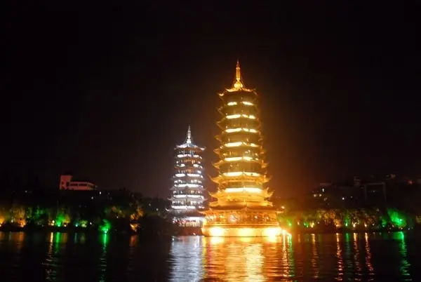 twin pagodas