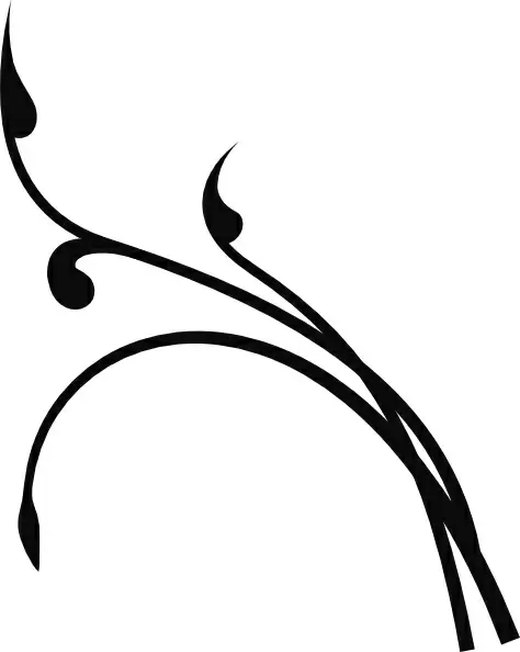 Twisted Branch clip art 