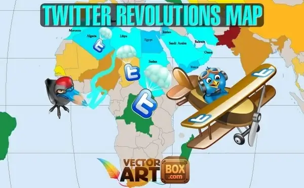 Twitter Revolutions Map