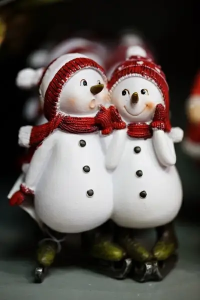 two snowmen
