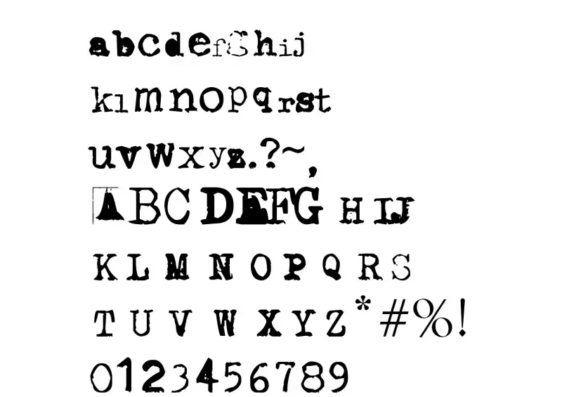 AA Typewriter Font in truetype .ttf opentype .otf format free and easy